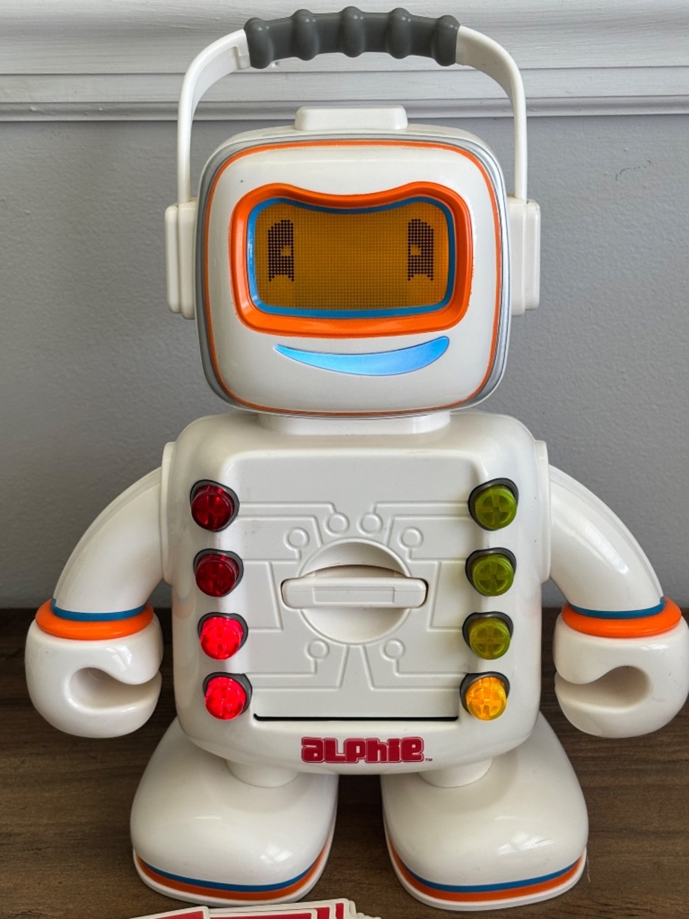 Playskool Alphie Robot Toy Cards & Cartridge 2009 Hasbro Talking Learning WORKS - Picture 4 of 15